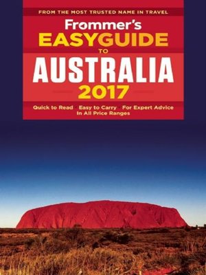 Frommer's EasyGuide to Australia 2017 - ebook
